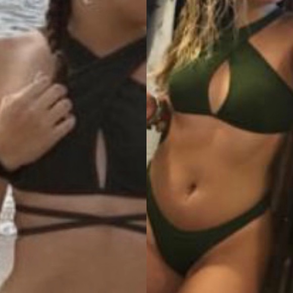 Olive green bikini - Picture 4 of 4